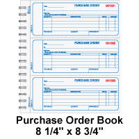 Piographic Purchase order book sample